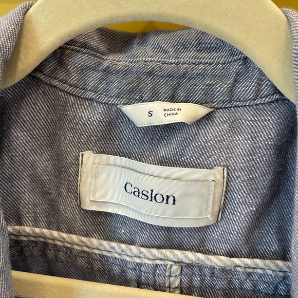 Caslon relaxed chambray jacket size S - Picture 8 of 8